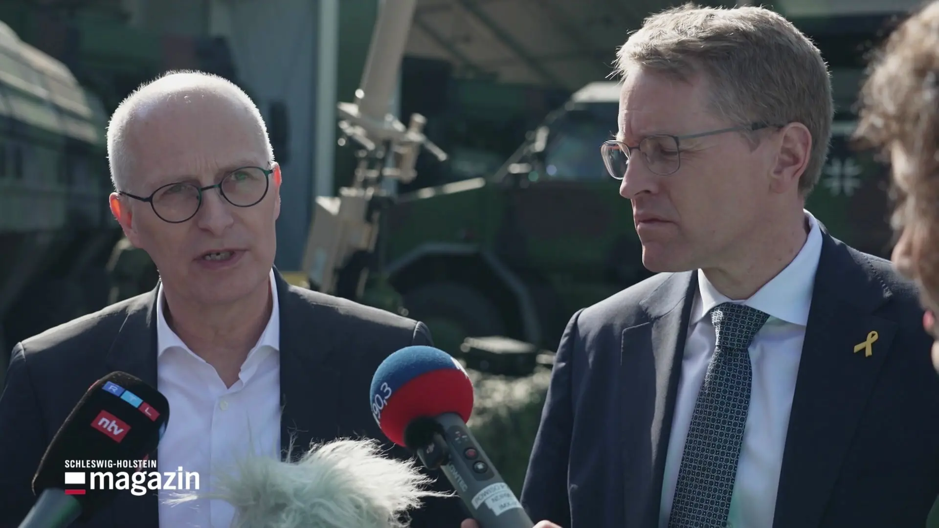 Tschentscher und Günther besuchen Bundeswehr in Litauen