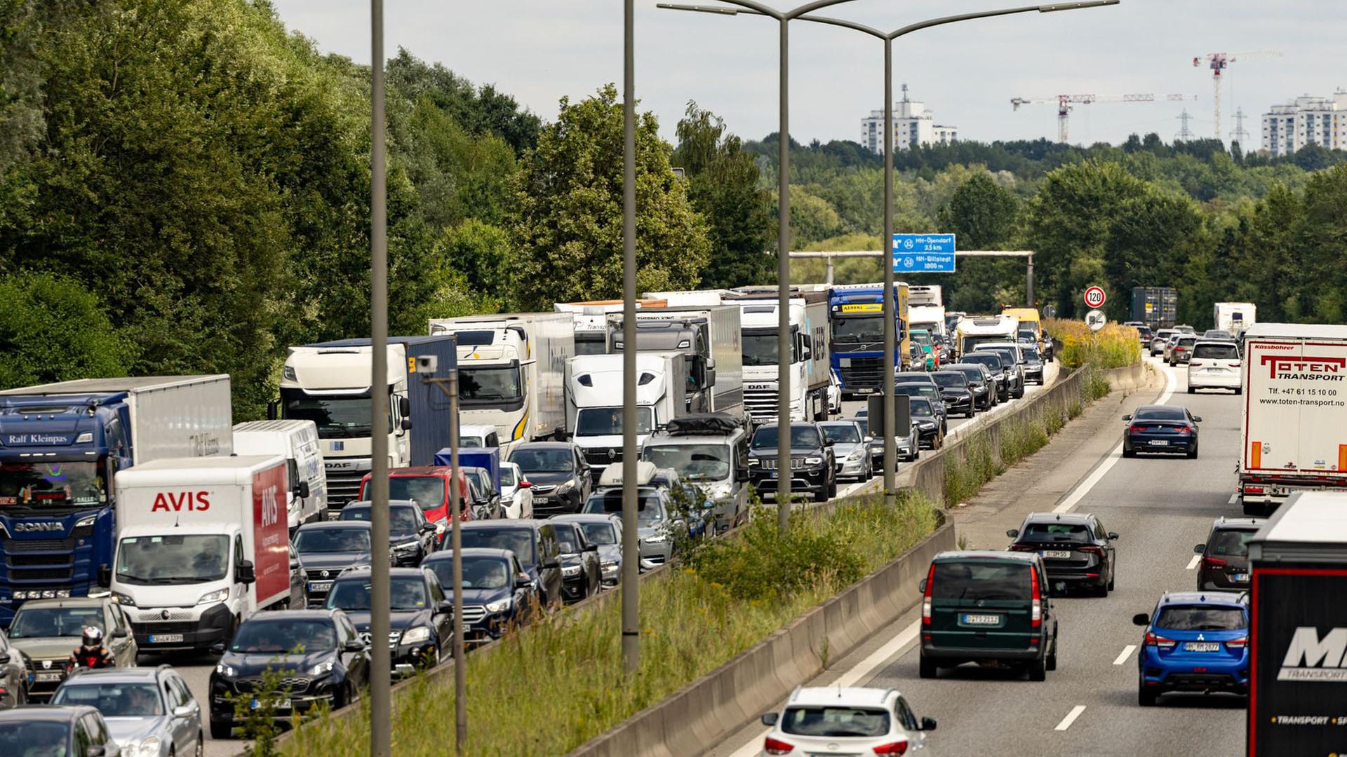 A7 und Elbtunnel in Hamburg wieder frei