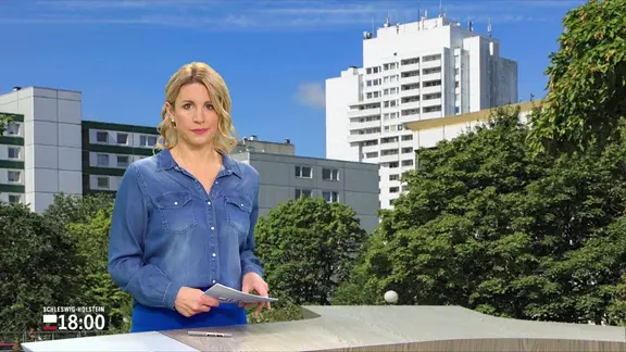 Eva Diederich moderiert Schleswig-Holstein 18.00.