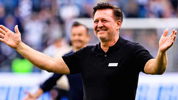 Magdeburgs Trainer Christian Titz