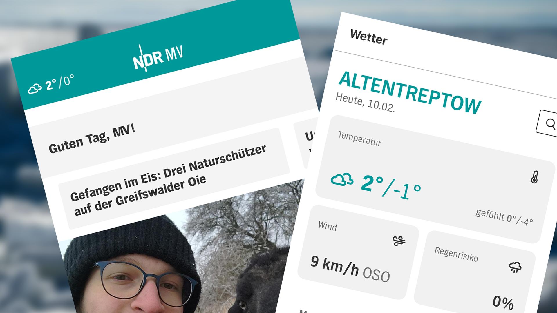 Die NDR MV App kann jetzt noch mehr Wetter