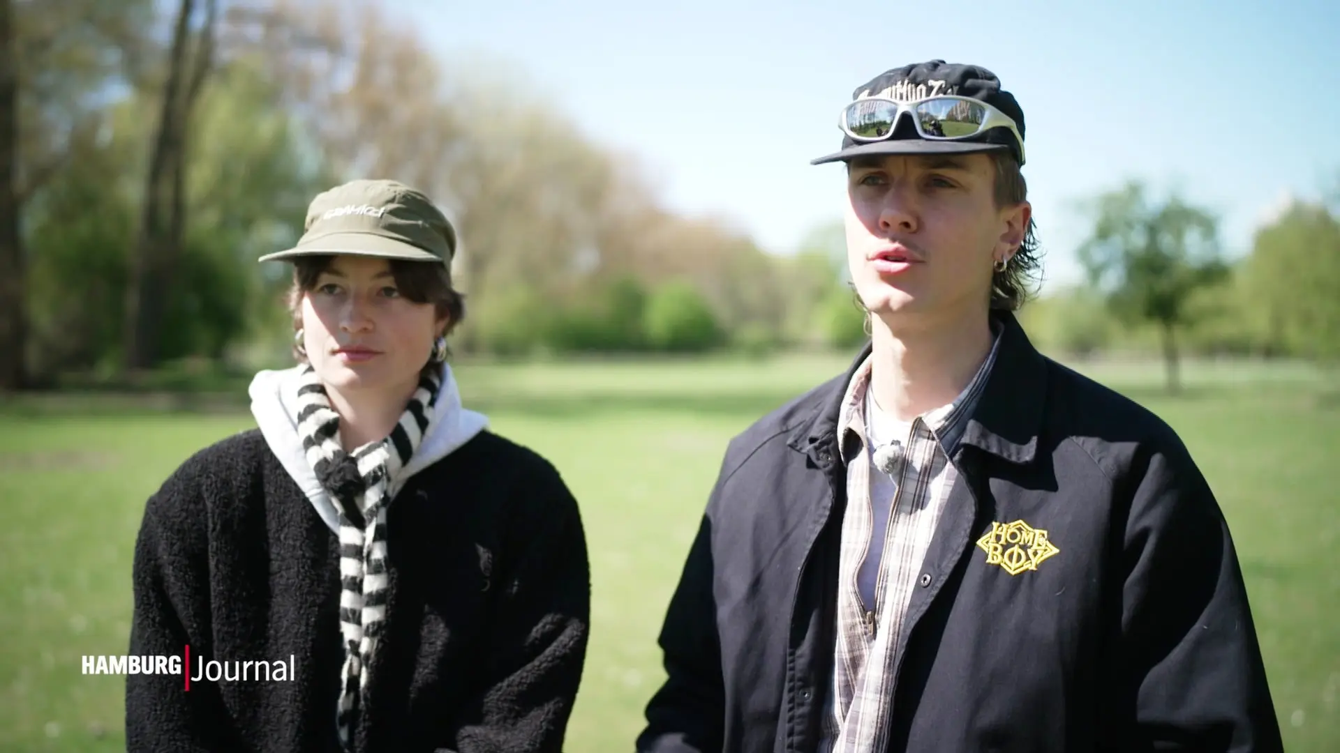 Zwei Hamburger bei der YouTube-Show 