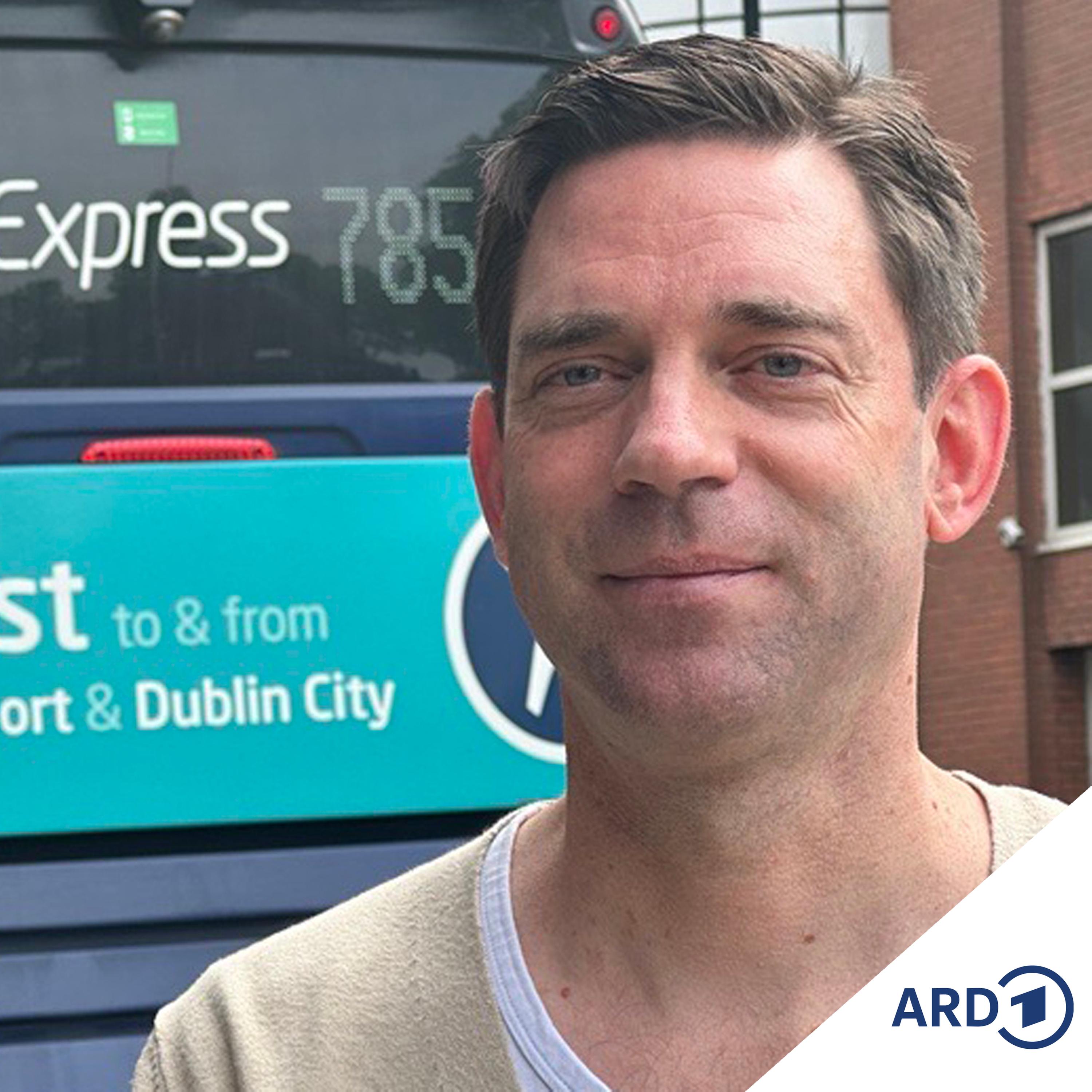 Fahrt über die irische Grenze