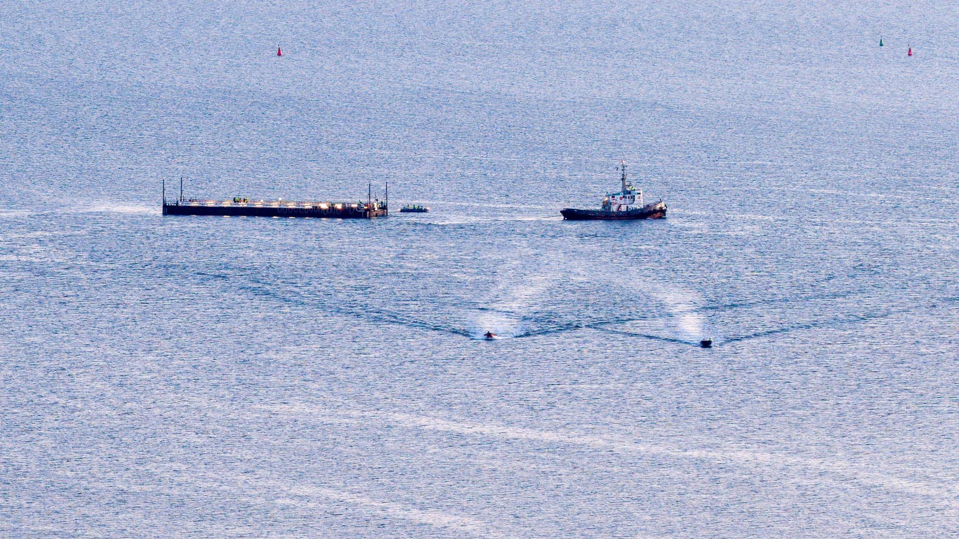 Buckelwal ist auf dem Weg in die Nordsee