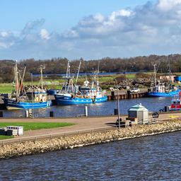 Hafen am Eidersperrwerk