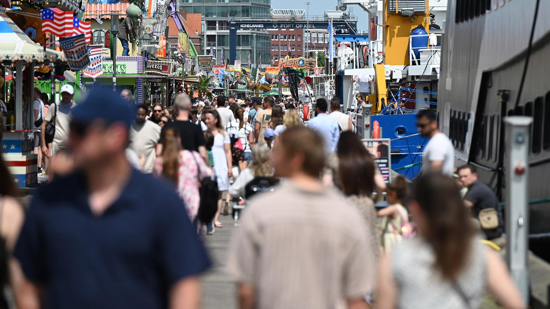 Kieler Woche 2025: 3,3 Millionen Gäste feiern friedlich