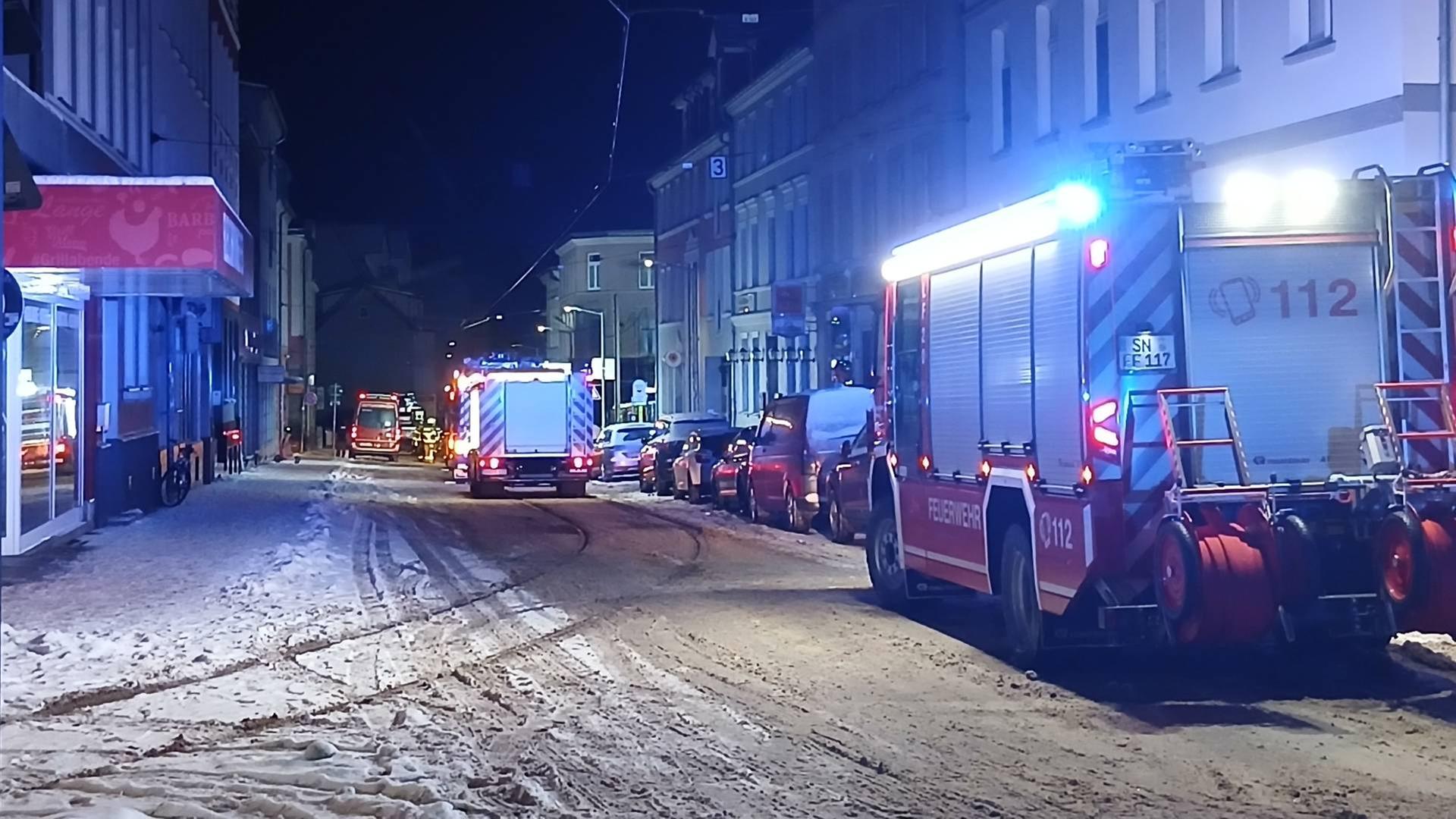 Brand in Schwerin: Wittenburger Straße gesperrt
