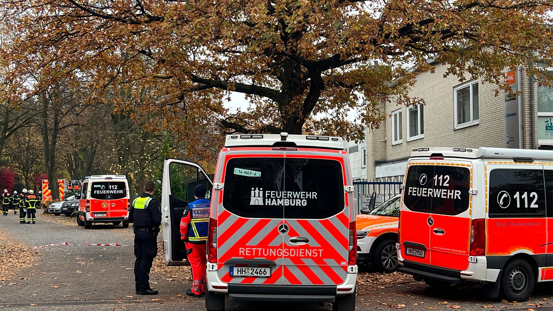 Gasaustritt sorgt für Großeinsatz der Feuerwehr in Stellingen