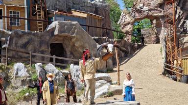 Proben der Karl May Spiele in bad Segeberg