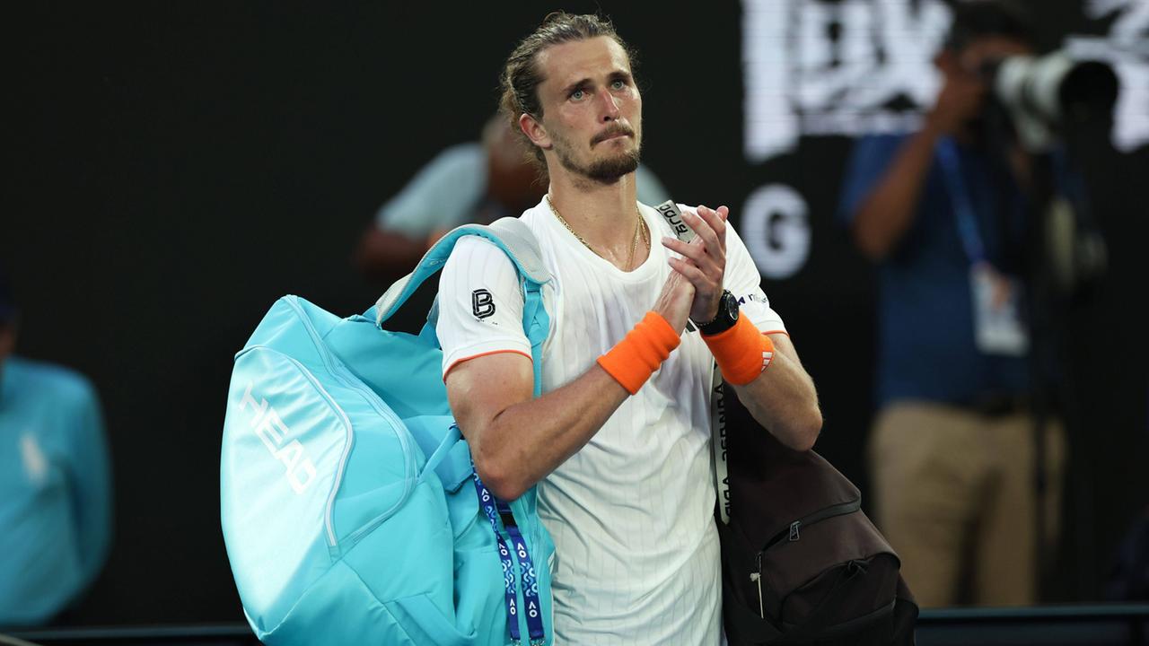 Alexander Zverev nach der Halbfinal-Niederlage gegen Carlos Alcaraz
