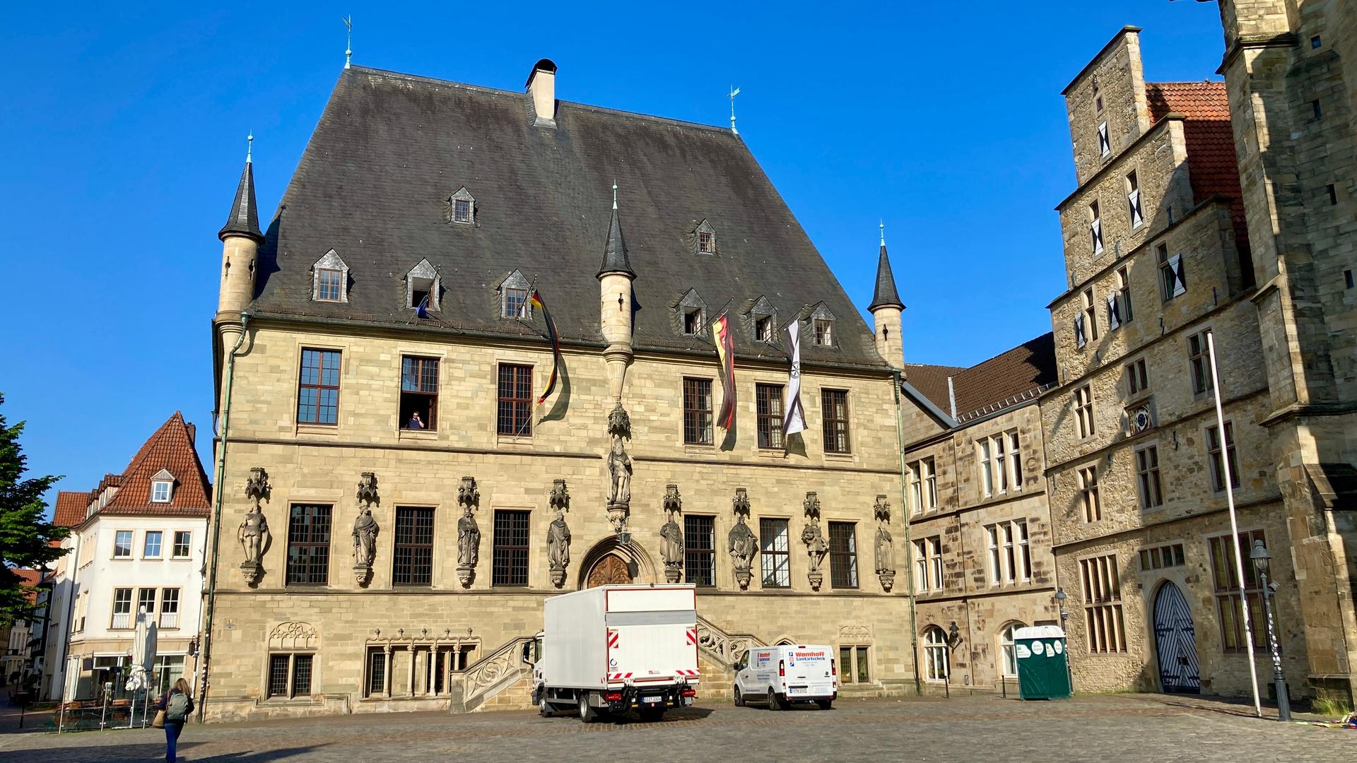 Das Rathaus von Osnabrück. | NDR, Oliver Gressieker