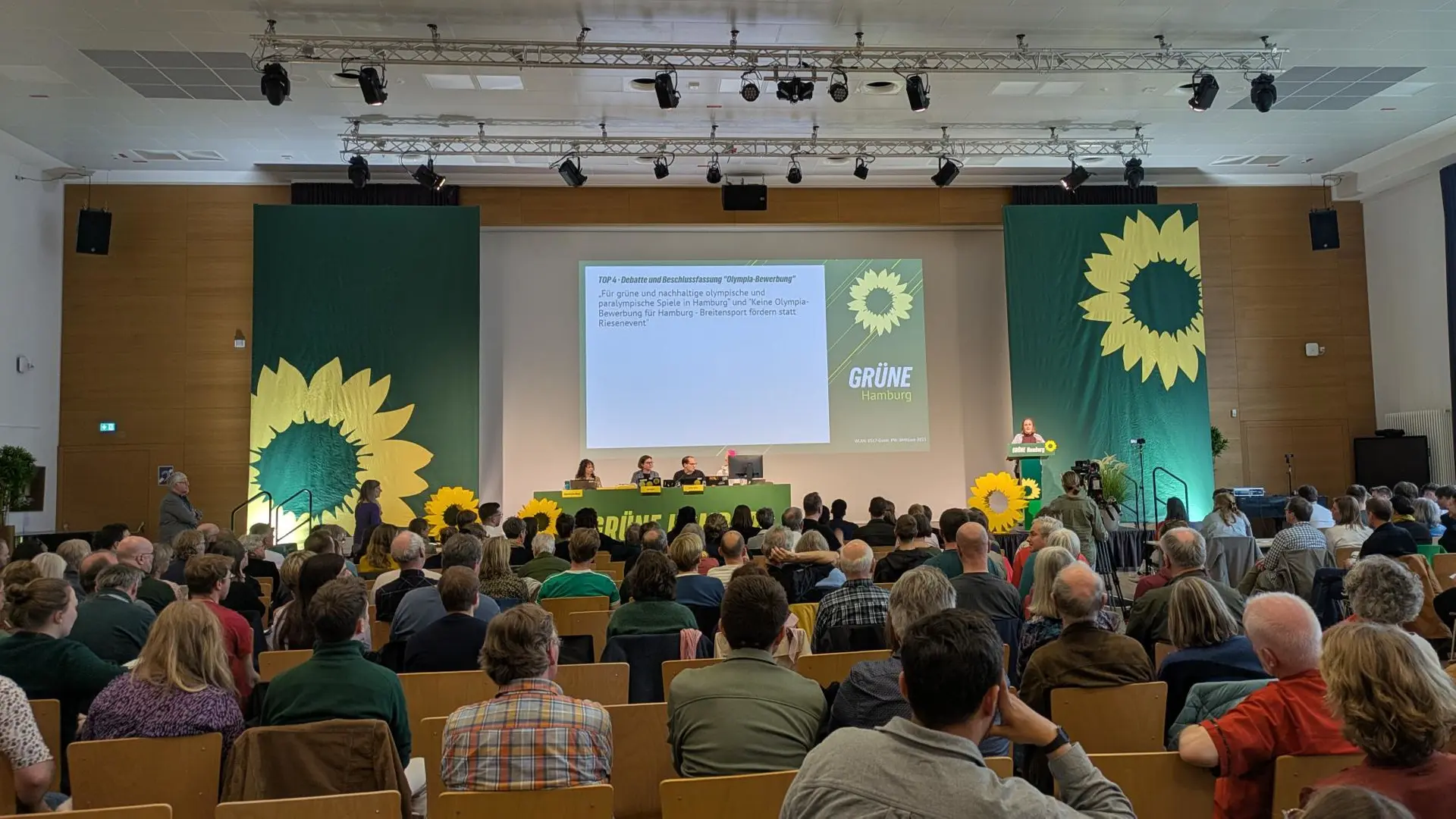 Landesparteitag: Hamburgs Grüne stimmen für Olympiabewerbung