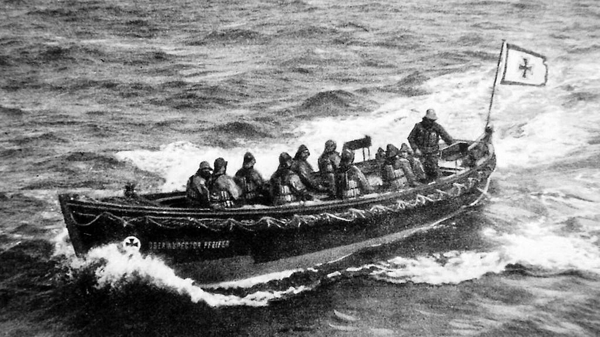 Das erste Motorrettungsboot der Deutschen Gesellschaft zur Rettung Schiffbrüchiger (DGzRS), 