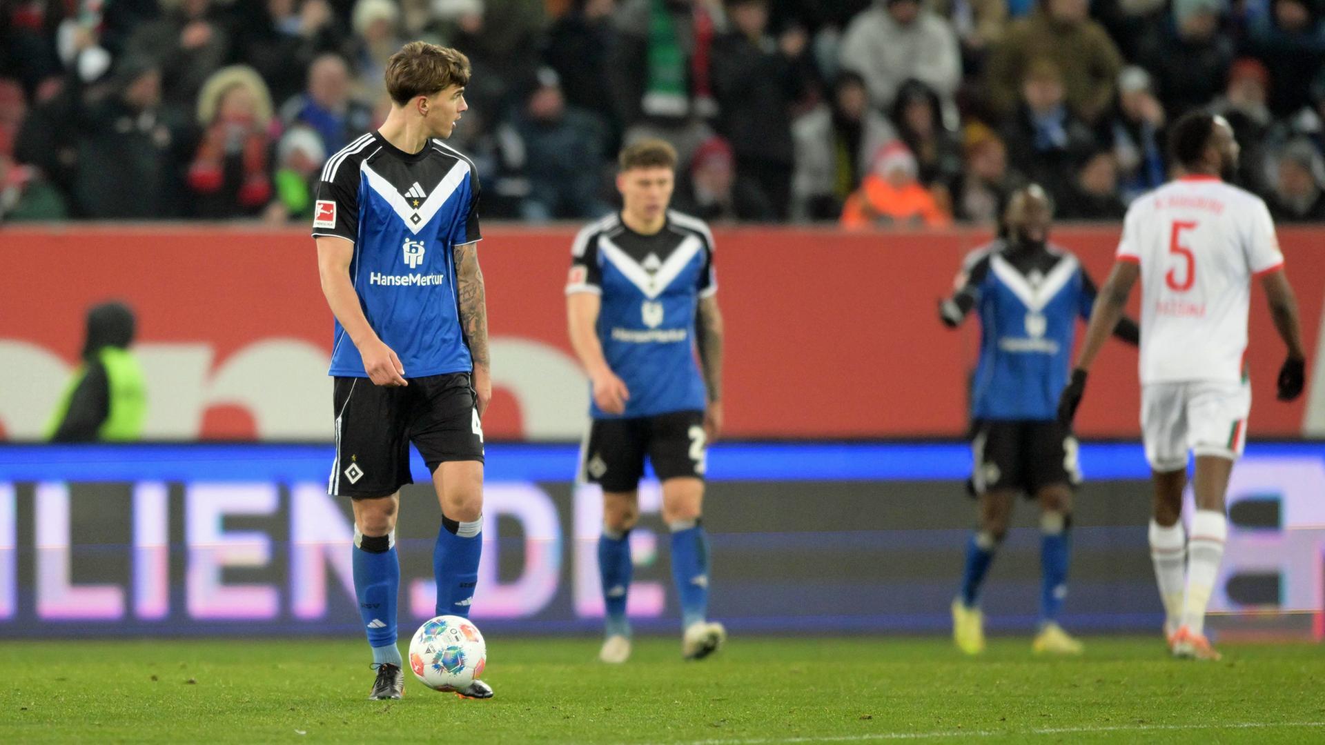 Mutloser HSV verliert Kellerduell beim FC Augsburg