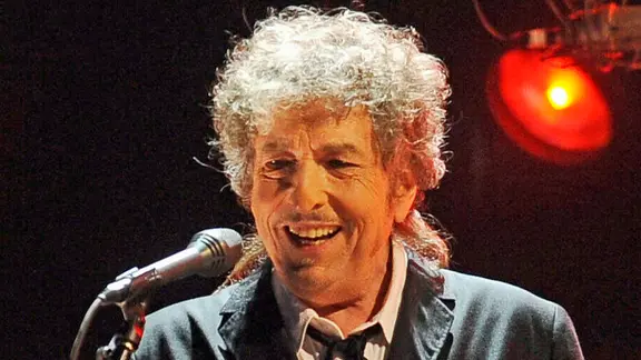 Bob Dylan bei einem Konzert in Los Angeles im Jahr 2012