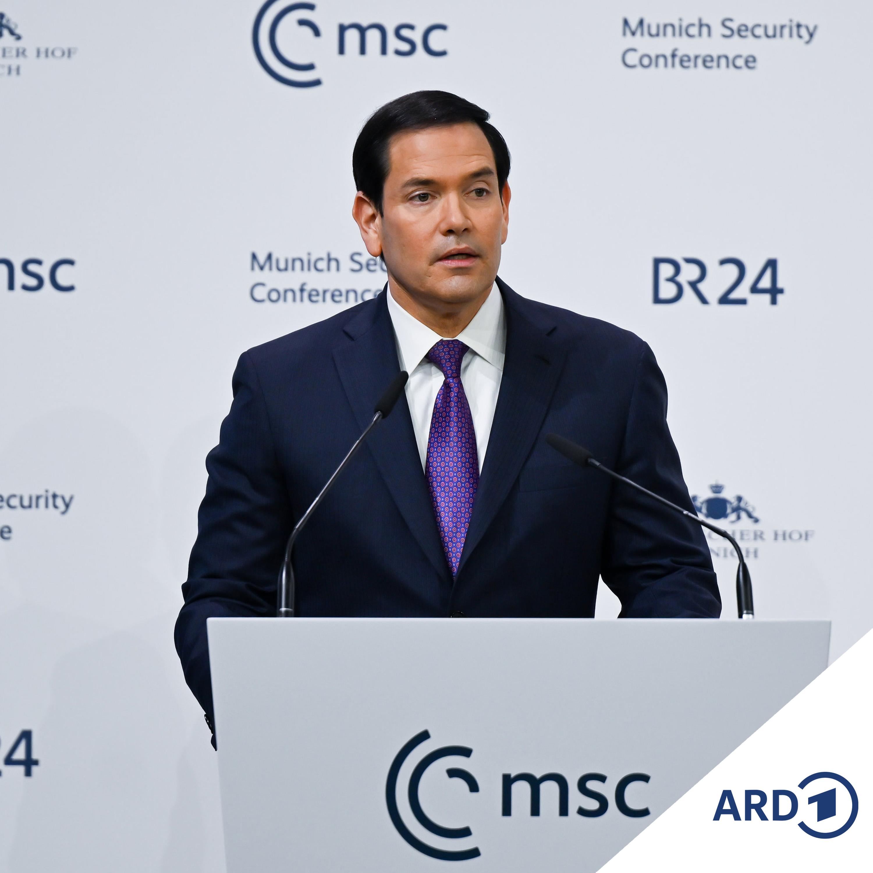 Rubio-Rede in München: sanft im Ton, knallhart in der Sache