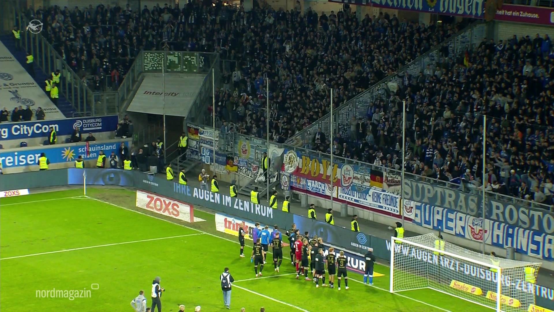 Hansa Rostock holt einen Punkt gegen MSV Duisburg