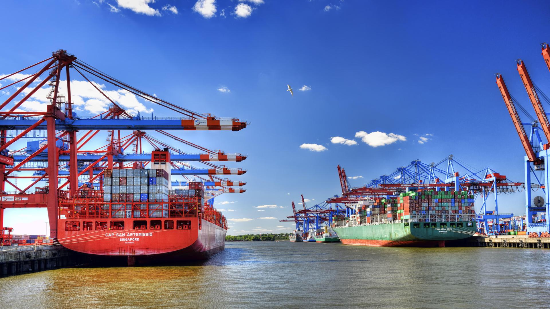 Französische Reederei CMA CGM steigt im Hamburger Hafen ein