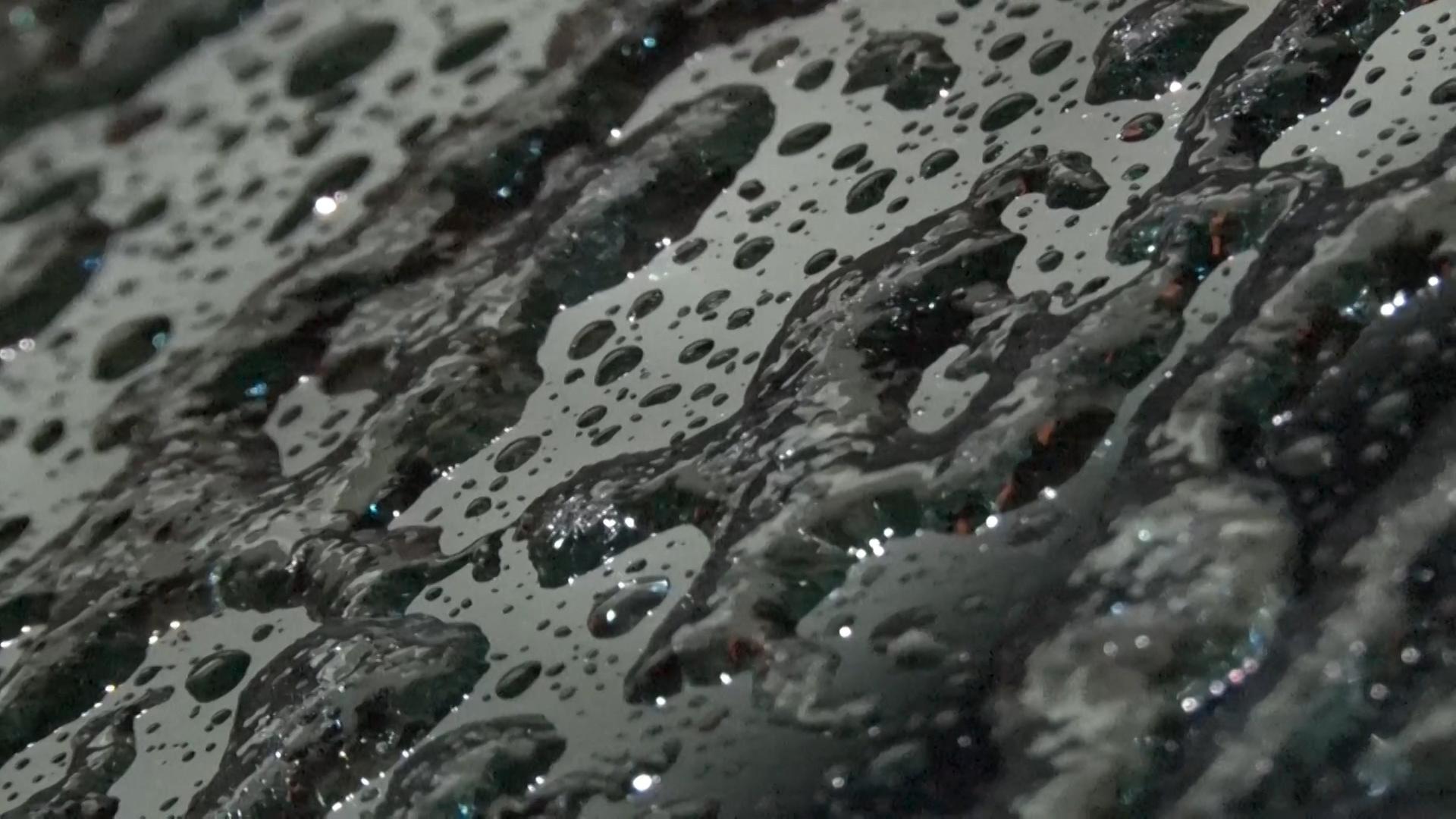 Eine Autoschreibe ist mit Eis bedeckt | Nord-West-Media TV