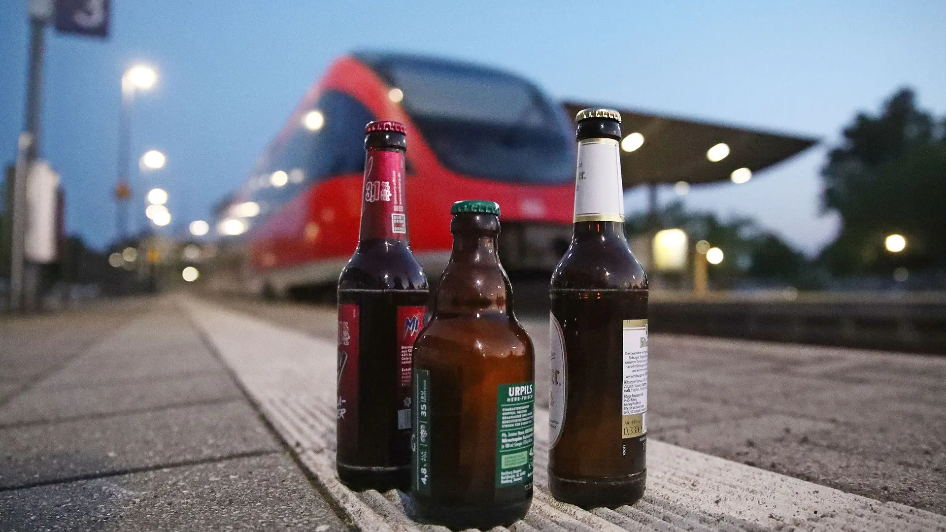 Erste Stadt in SH: Alkoholverbot am Bahnhof Kiel gilt ab heute