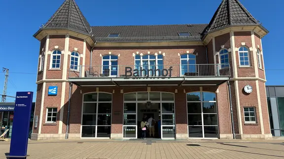 Der Bahnhof in Bad Bentheim 