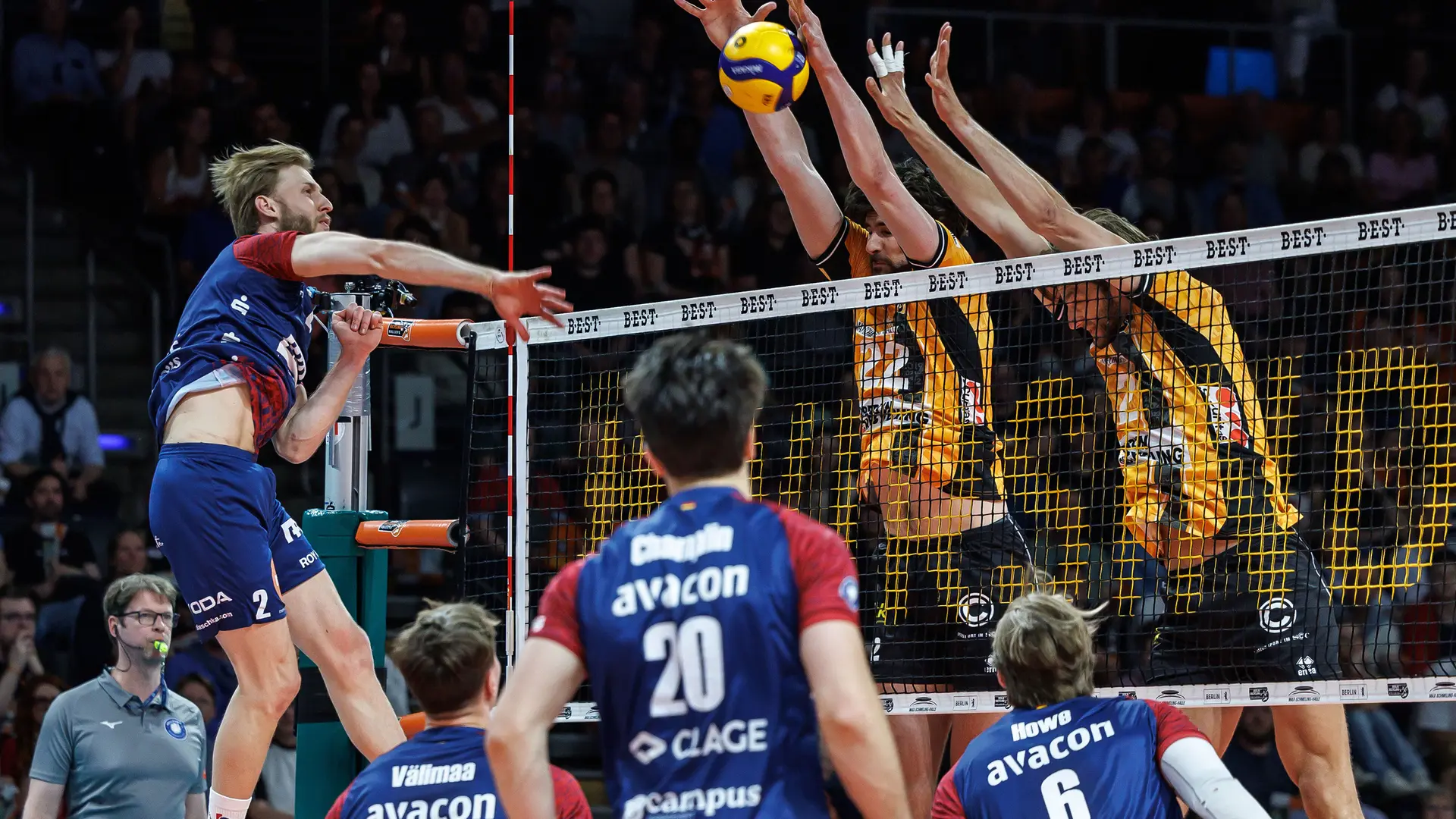 BR Volleys holen Matchball gegen Lüneburg