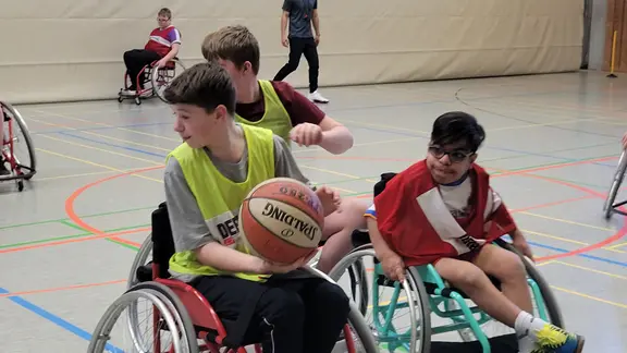 Rollisport im Unterricht - in Aktion