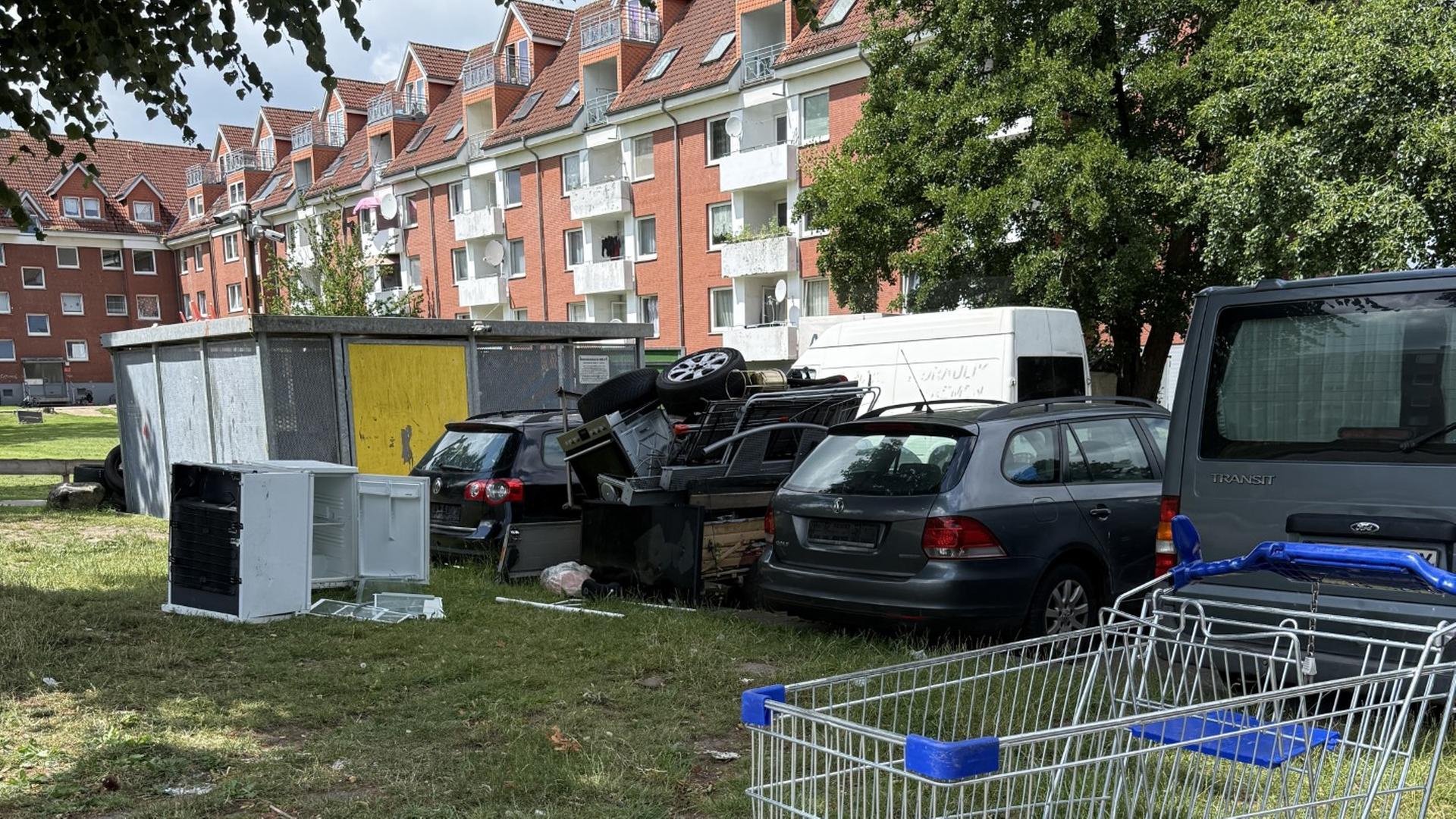 Die Grünendeicher Straße im Altländer Viertel in Stade. | NDR, Maja Chiara Hülcher