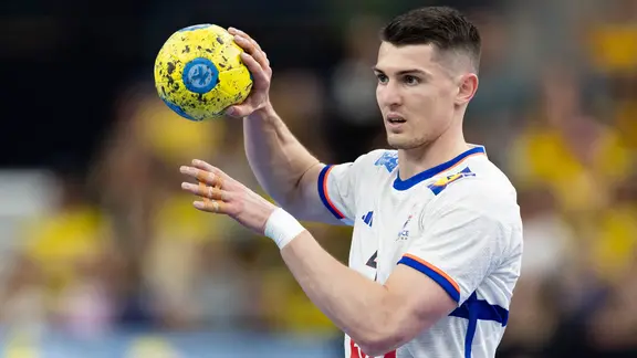 Der französische Handball-Nationalspieler Aymeric Minne