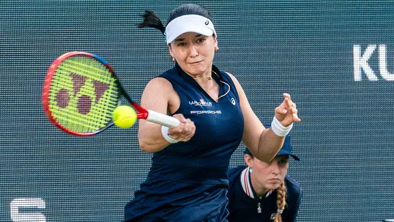 Eva Lys beim WTA-Turnier in Berlin