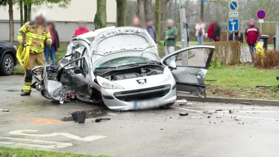 Aufnahmen vom Unfallort im Februar 2024.