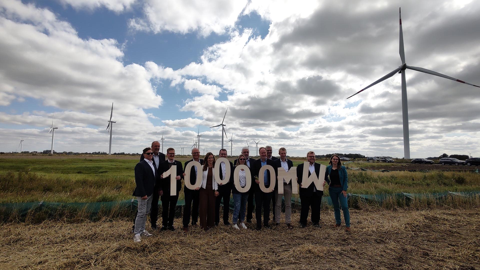 Windkraft in SH erreicht Zwischenziel: Zehn Gigawatt installiert