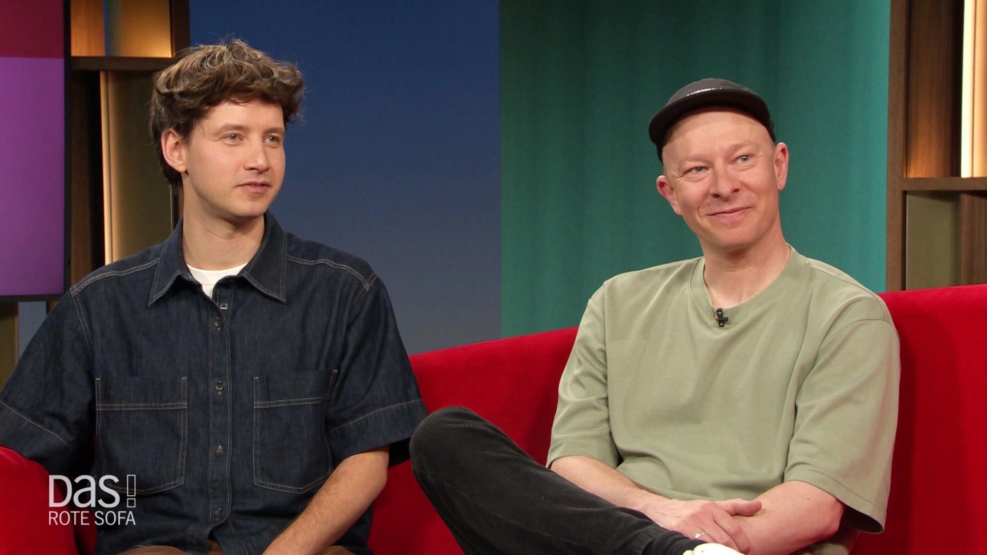 Musiker Florian Sump und Lukas Nimscheck von 