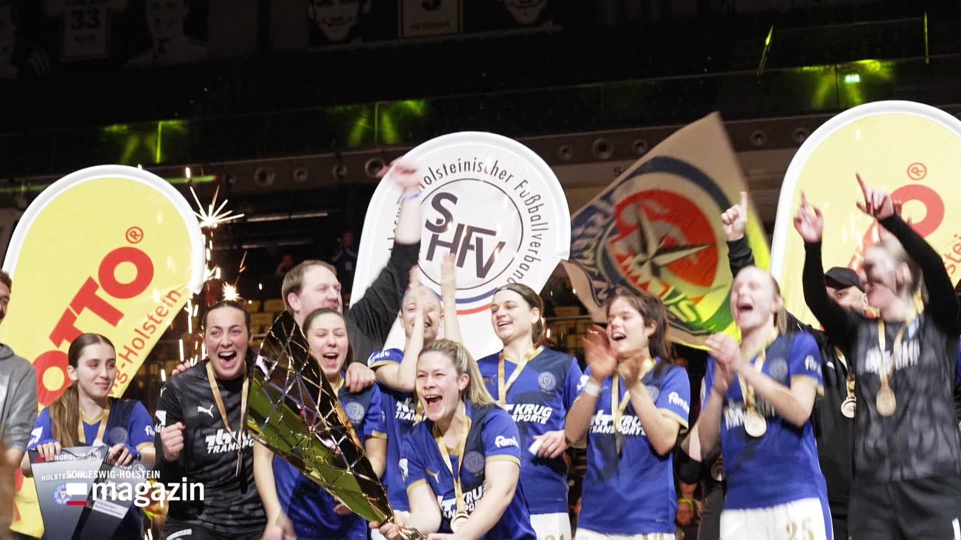 Fußball-Hallenmasters: Holstein Kiel siegt beim Lotto Nordcup