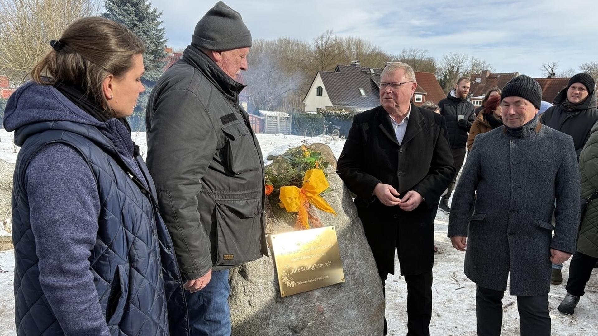 Wismar: Grundstein für neues Wohngebiet gelegt