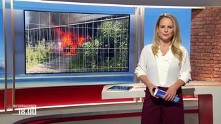 Moderatorin Tina Hermes im Studio
