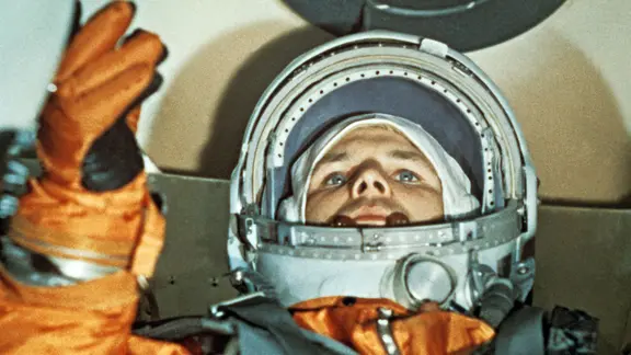 Der russische Kosmonaut Juri Gagarin