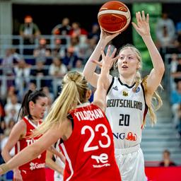 Die deutsche Basketball-Nationalspielerin Frida Bühner