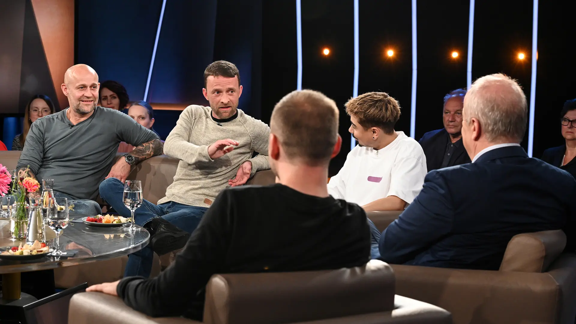 Schauspieler Jürgen Vogel und Krankenpfleger Benjamin Vogel