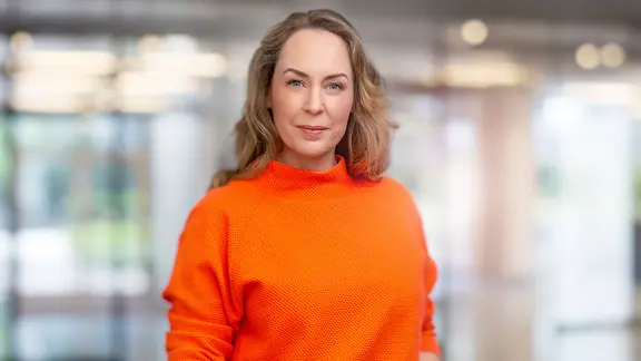 Moderatorin Nina Zimmermann