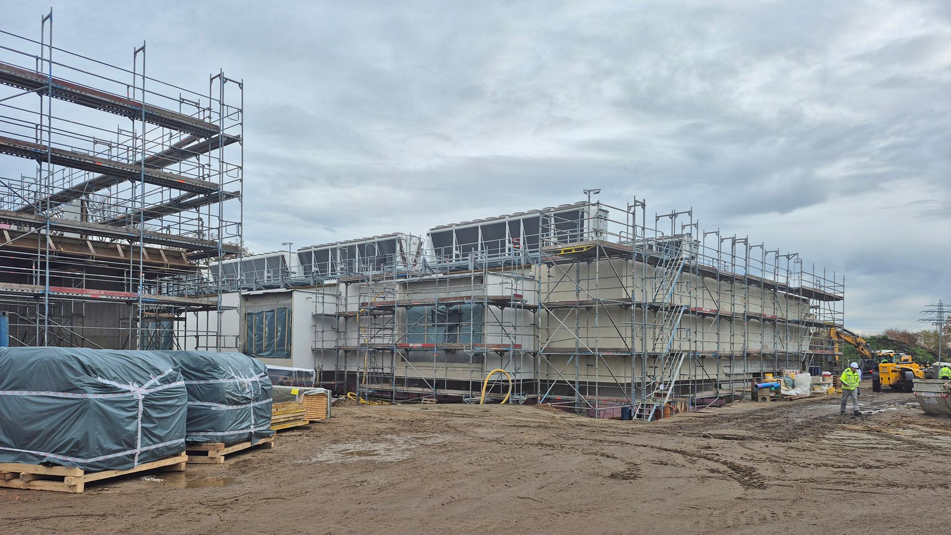 Die Baustelle des Rechenzentrums in Rellingen | NDR, Marc-Oliver Rehrmann