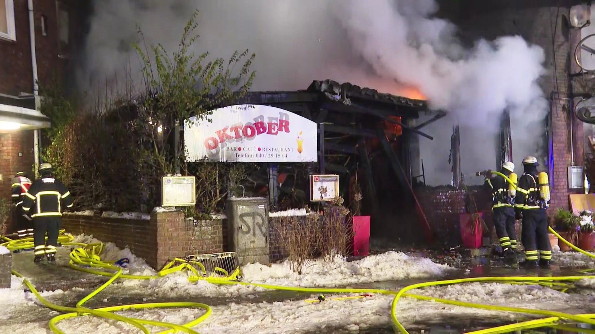 Barmbek: Restaurant „Oktober“ ausgebrannt