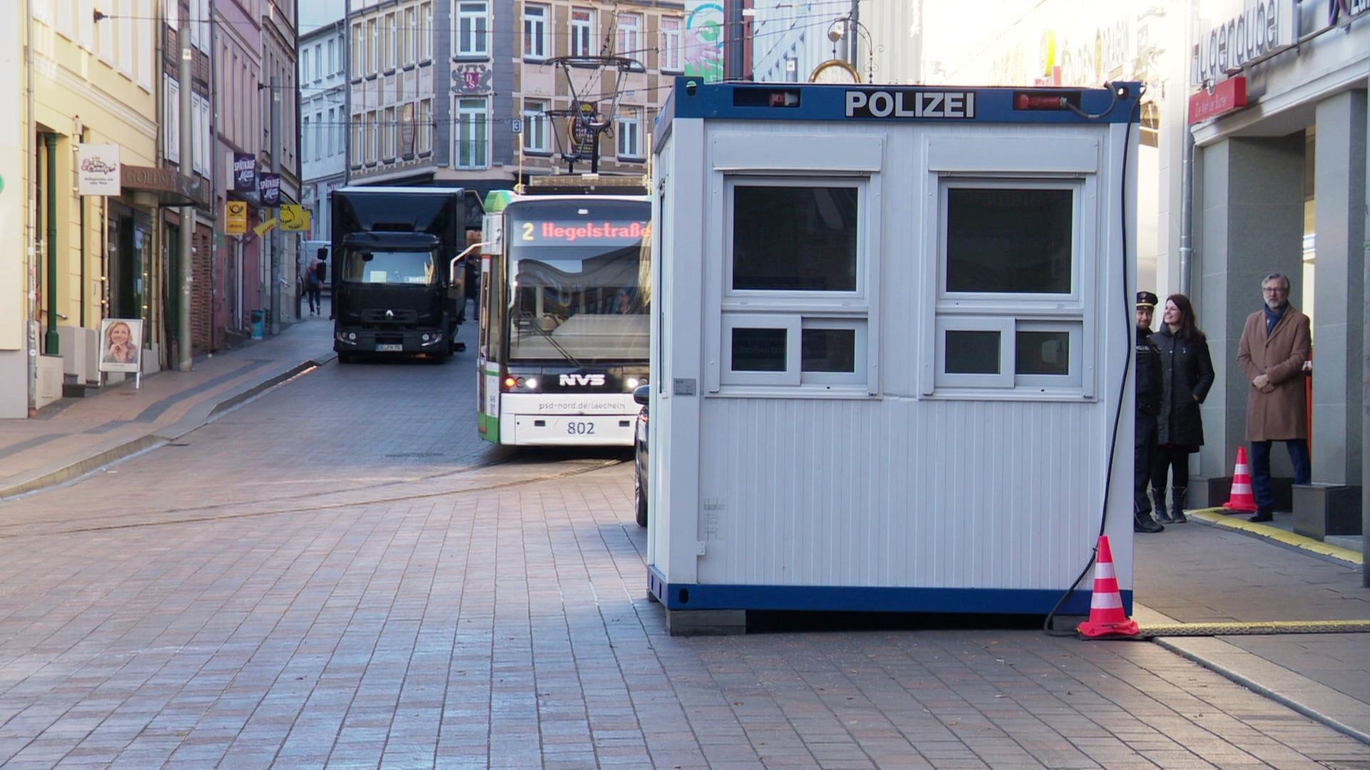Neue Polizeiwache auf Schweriner Marienplatz für Sommer 2026 geplant