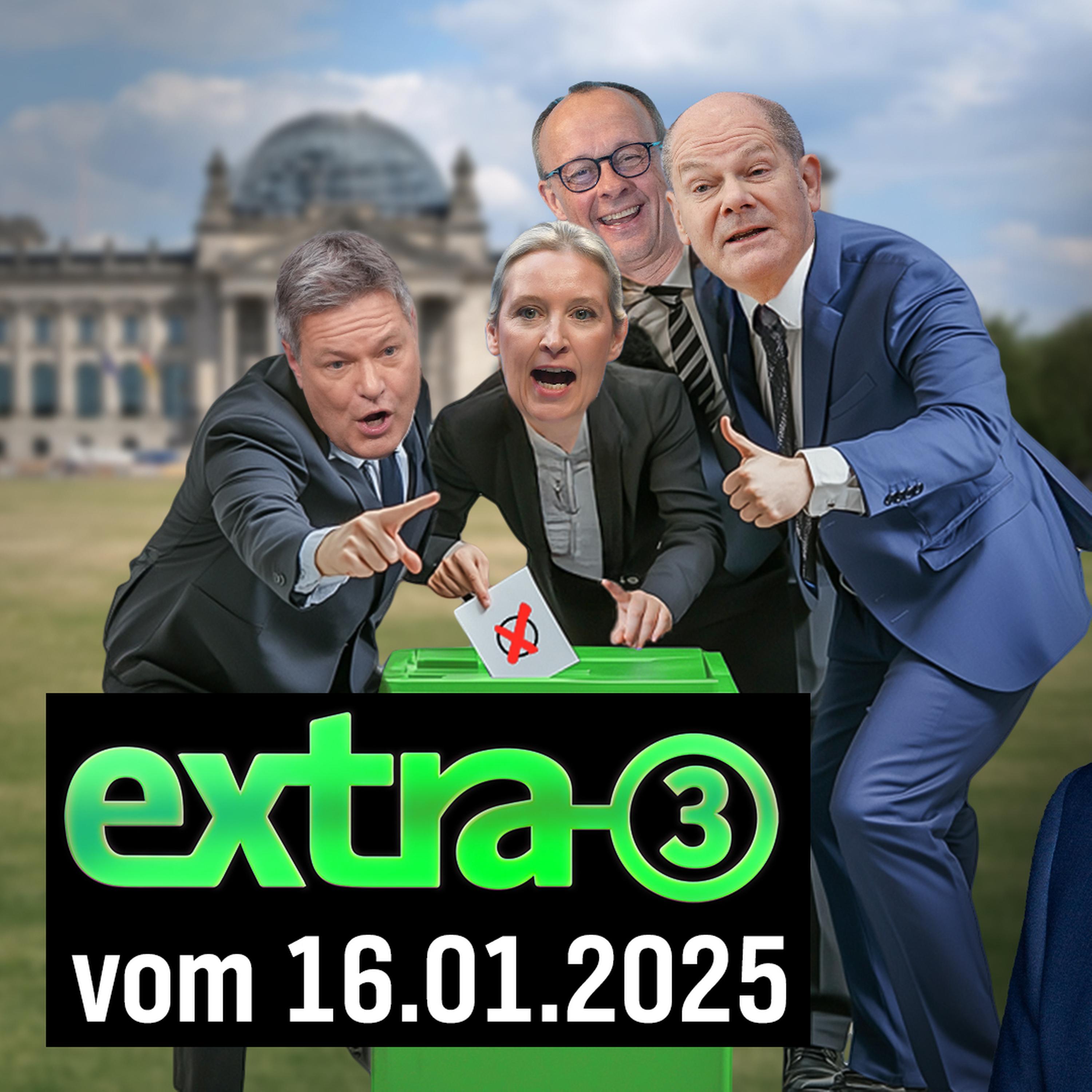 Extra 3 vom 16.01.2025 im Ersten