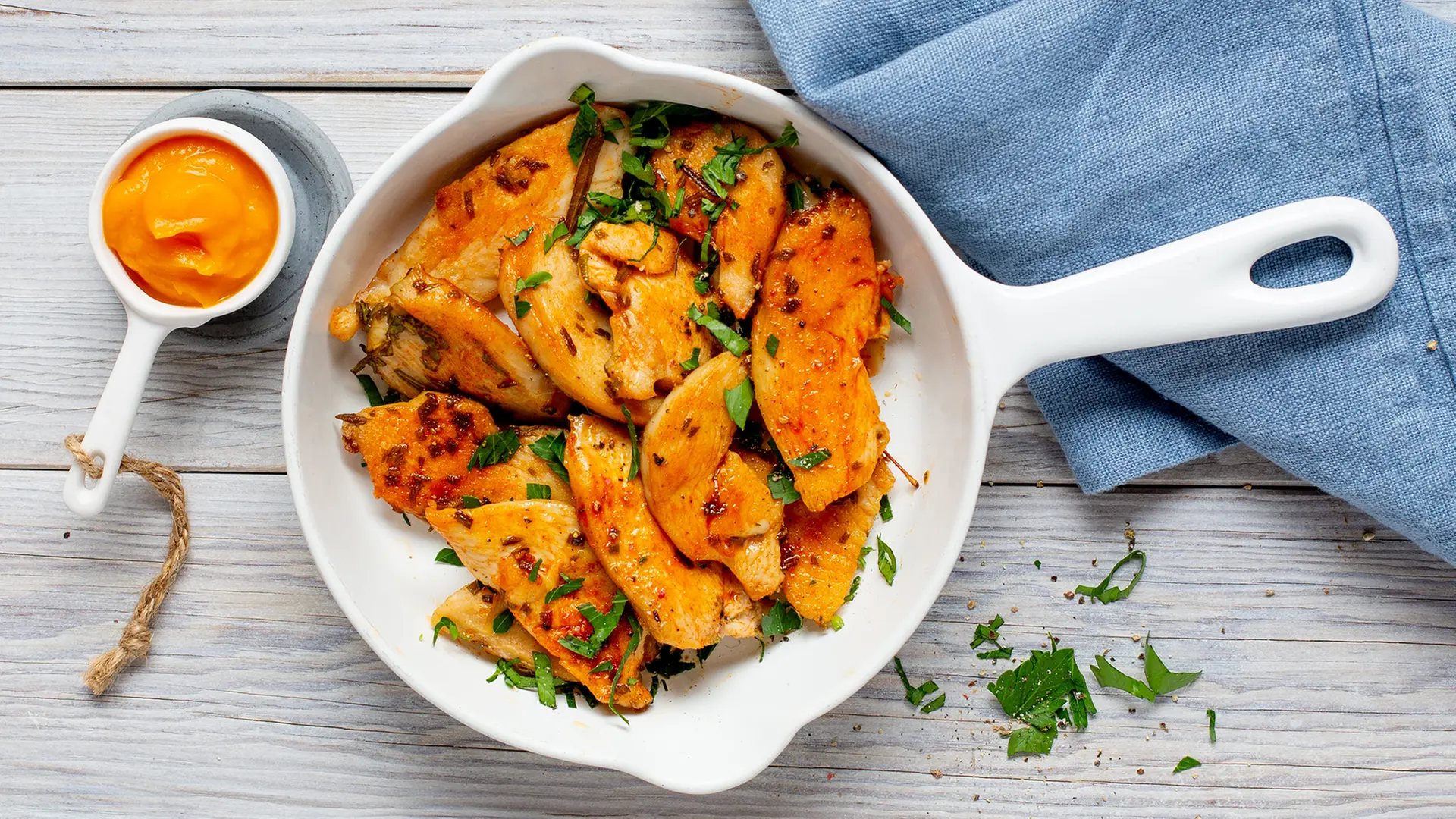 Rosmarinhähnchen mit Möhrendip | ndr.de