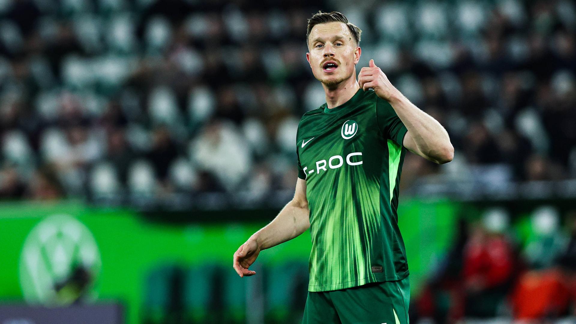 Yannick Gerhardt vom VfL Wolfsburg | IMAGO/Christian Schroedter