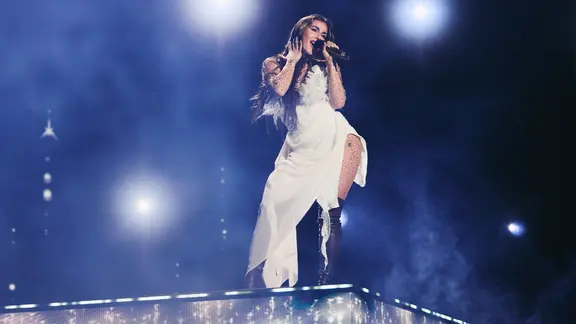 Sarah Engels aus Deutschland beim ESC in Wien