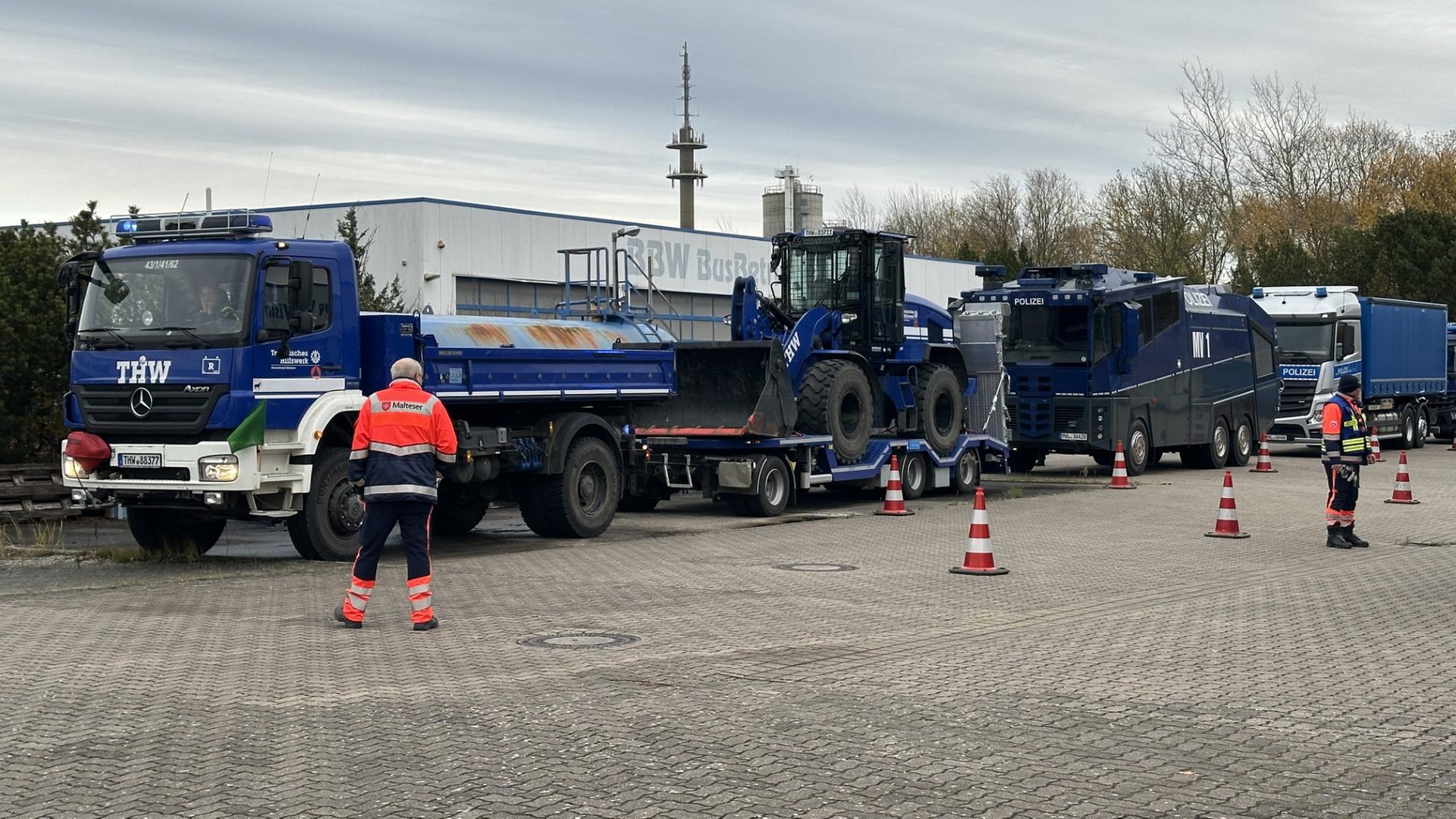 Landes-Katastrophenschutz probte bei Wismar den Ernstfall