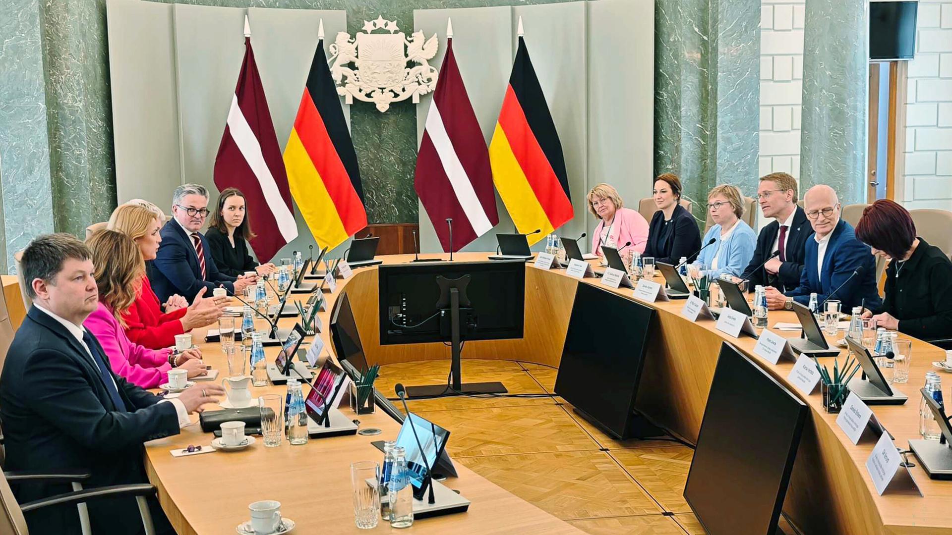 Tschentscher und Günther wollen Zusammenarbeit mit Lettland stärken