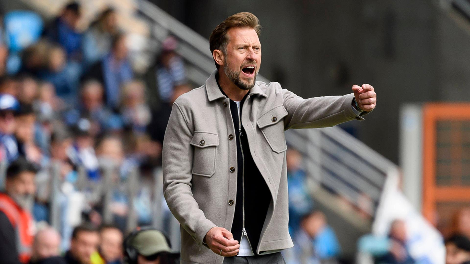 Braunschweig-Trainer Lars Kornetka | IMAGO / DeFodi Images